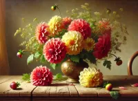 Слагалица Dahlias