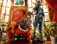 Quebra-cabeça Girl and Knight
