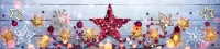 Jigsaw Puzzle Garland with star