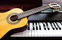 パズル Guitar and piano