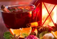 Puzzle Mulled wine with cinnamon