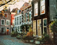 Quebra-cabeça Dutch courtyard