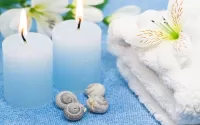 Jigsaw Puzzle Blue candles
