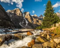 Jigsaw Puzzle Mountain river