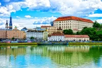 Jigsaw Puzzle City on the Danube