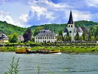 Jigsaw Puzzle Town on the Rhine