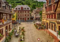 Jigsaw Puzzle Town Square
