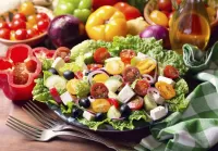 Puzzle Greek salad