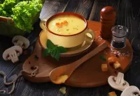 Puzzle Cream of mushroom soup