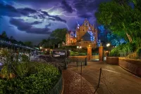 Quebra-cabeça The storm at Disneyland