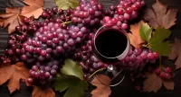 Jigsaw Puzzle Bunches of grapes