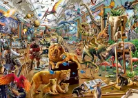 Quebra-cabeça Chaos in the gallery