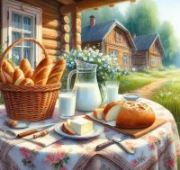 ジグソーパズル パンとミルク