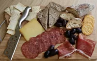 Jigsaw Puzzle The bread and meats