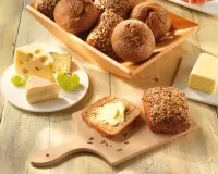 Jigsaw Puzzle bread and butter