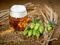 Jigsaw Puzzle Hops and wheat