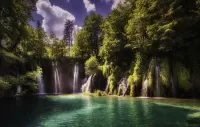 Rompecabezas Croatian waterfalls
