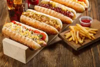 Jigsaw Puzzle Hot dogs