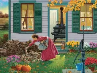 Jigsaw Puzzle House wife