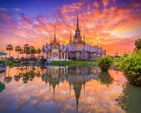 Jigsaw Puzzle Temple in Thailand