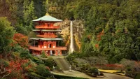 Jigsaw Puzzle Temple in the forest
