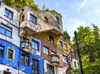 Quebra-cabeça Hundertwasser House
