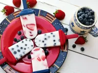 Jigsaw Puzzle Ice Cream with Berries