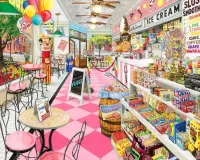 Jigsaw Puzzle Ice Cream Parlor