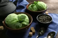 Jigsaw Puzzle Ice Cream with Mint