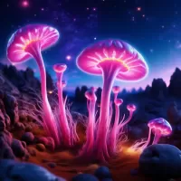 Quebra-cabeça Alien mushrooms