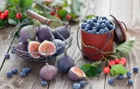 パズル Figs and berries