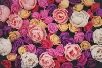 Jigsaw Puzzle Artificial roses