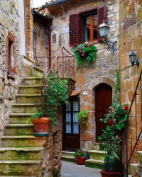 Rompecabezas Italian courtyard