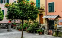 Quebra-cabeça Italian courtyard