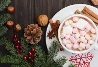 Bulmaca Cocoa under marshmallows