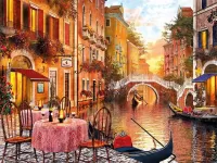 Jigsaw Puzzle Venice channels