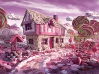 Слагалица Candy house