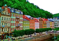 Quebra-cabeça Karlovy Vary Czech Republic