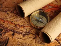 Bulmaca Karti i kompas
