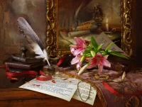 Jigsaw Puzzle Picture and lilies