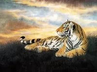 Пазл Картина с тигром