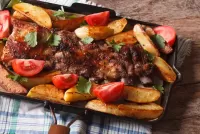 Slagalica Potatoes with meat