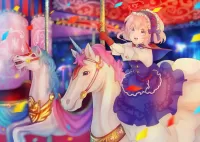 Zagadka Unicorn carousel