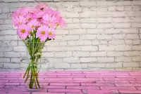 Quebra-cabeça Bricks, flowers