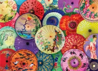 Jigsaw Puzzle Chinese umbrellas