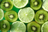 Puzzle Kiwi and limes