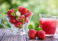 パズル Strawberry juice