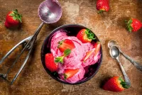 Rätsel Strawberry ice cream