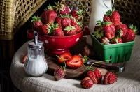 Bulmaca Strawberry and sugar