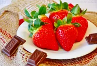 Bulmaca Strawberry i chocolate